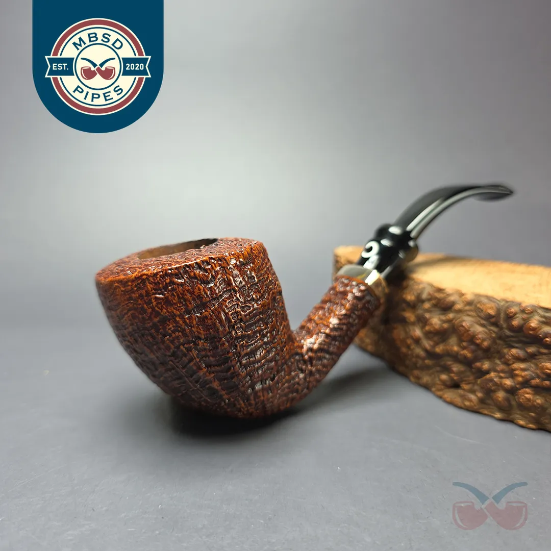 Il Ceppo Sandblasted Dublin w/ Silver Estate Briar Pipe, Italian Estates