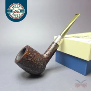 MBSD Briars Timeless Traditions 1 Sandblasted Billiard w/ Silver Handmade Briar Pipe, New
