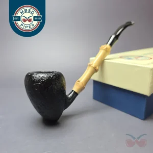 MBSD Briars Modern Masters 1 Sandblasted Peewit w/ Bamboo Briar Pipe, New