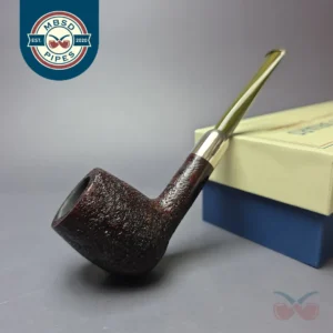 MBSD Briars Timeless Traditions 1 Sandblasted Billiard w/ Silver Handmade Briar Pipe, New