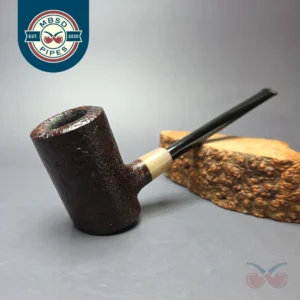 MBSD Briars "Re-Don" Sandblasted Poker w/ Horn, Briar Pipe, New