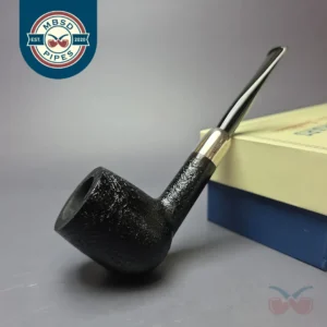 MBSD Briars Timeless Traditions 1 Sandblasted Billiard w/ Silver Handmade Briar Pipe, New