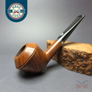 Il Ceppo (4) Smooth Rhodesian w/ Silver Estate Briar Pipe, Italian Estates, 9mm