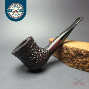 Aldo Velani Starter Rusticated Dublin Estate Briar Pipe, Unsmoked