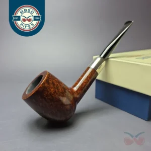 MBSD Briars Timeless Traditions 1 Smooth Billiard w/ Silver Handmade Briar Pipe, New