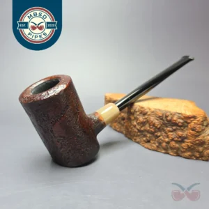 MBSD Briars "Re-Don" Sandblasted Poker w/ Horn, Briar Pipe, New