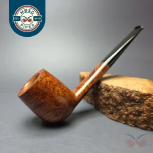 BST (Todd Bannard) Two Foot Grade Smooth Oval Shank Billiard Estate Briar Pipe, Unsmoked