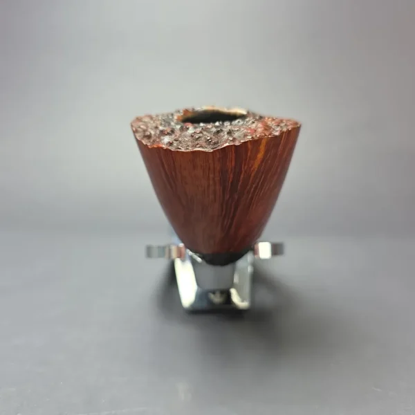 WO Larsen Partially Rusticated Dublin Estate Briar Pipe, Danish Estates - Image 3