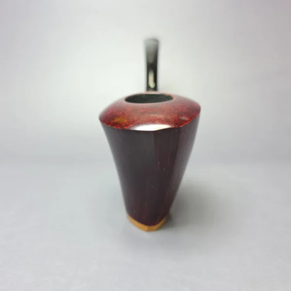 Michael Parks VI Smooth Asymmetric Poker w/ Mammoth Estate Briar Pipe, Unsmoked - Image 3