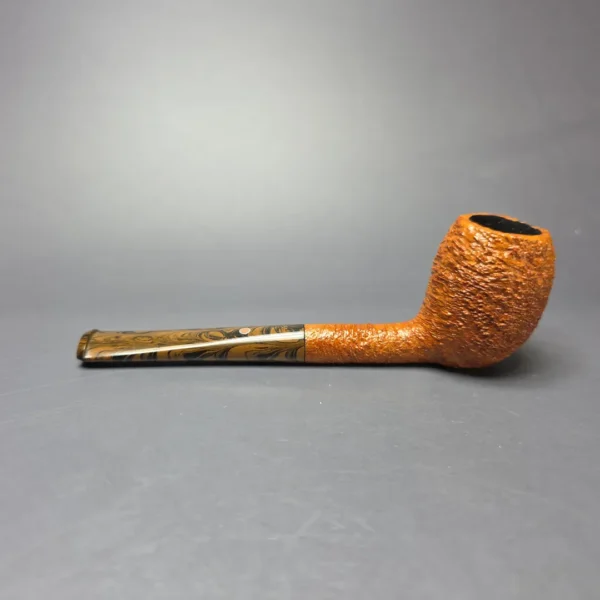 Ashton 2018 Old Church X Sandblasted Belge Billiard Estate Briar Pipe, Unsmoked - Image 4