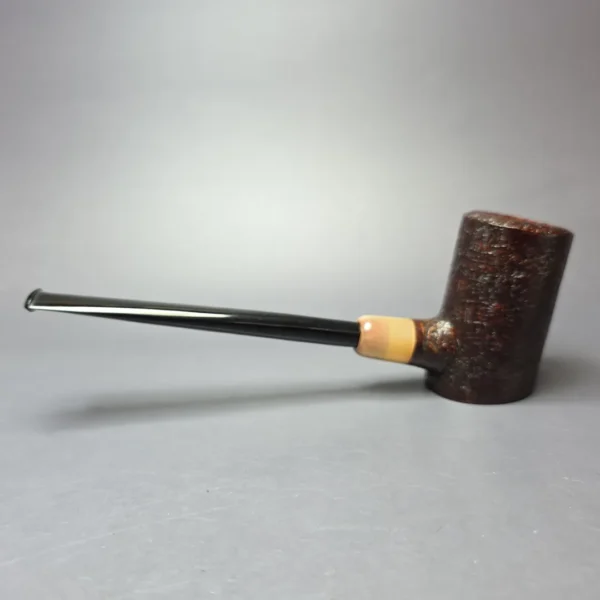 MBSD Briars "Re-Don" Sandblasted Poker w/ Horn, Briar Pipe, New - Image 4