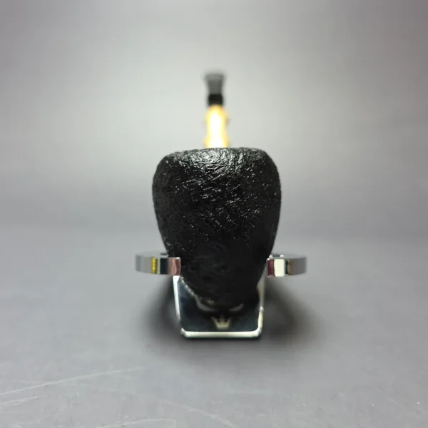 MBSD Briars Modern Masters 1 Sandblasted Peewit w/ Bamboo Briar Pipe, New - Image 4