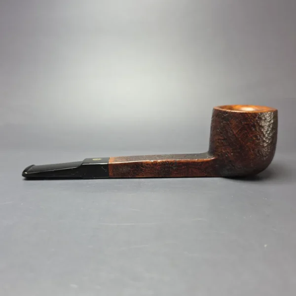 GBD Pre-1980s Prehistoric Collector 9640 Sandblasted Paneled Lumberman Pot Estate Briar Pipe, English Estates - Image 4