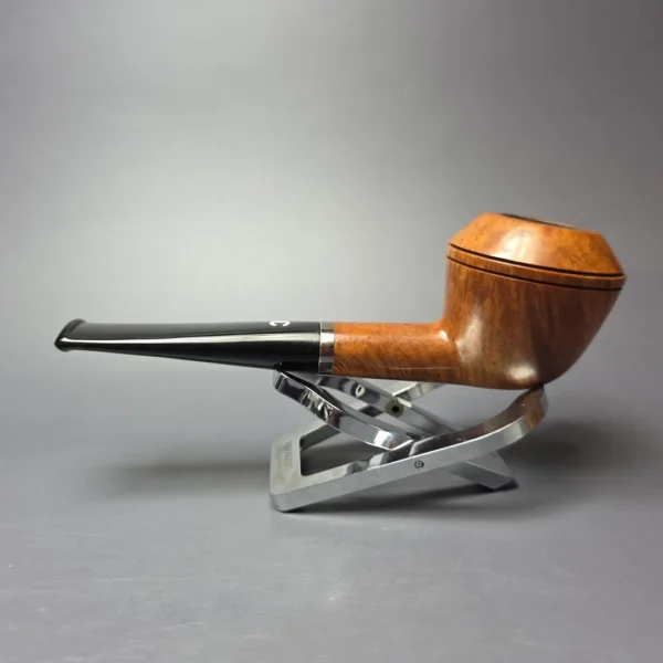 Il Ceppo (4) Smooth Rhodesian w/ Silver Estate Briar Pipe, Italian Estates, 9mm - Image 4