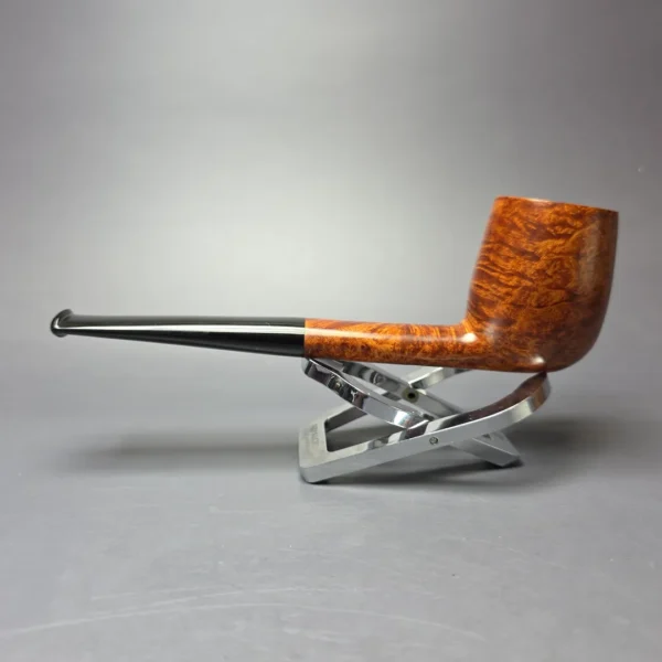 BST (Todd Bannard) Two Foot Grade Smooth Oval Shank Billiard Estate Briar Pipe, Unsmoked - Image 4
