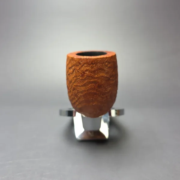 MBSD Briars Timeless Traditions 1 Sandblasted Billiard w/ Silver & Extra Stem Handmade Briar Pipe, New - Image 4