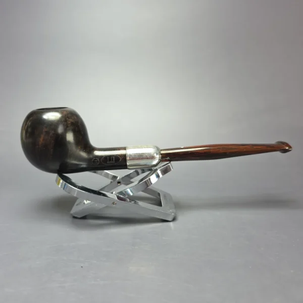 Dunhill 2009 Eight Ball Black Briar Smooth Apple w/ Case Estate Briar Pipe, Unsmoked - Image 5
