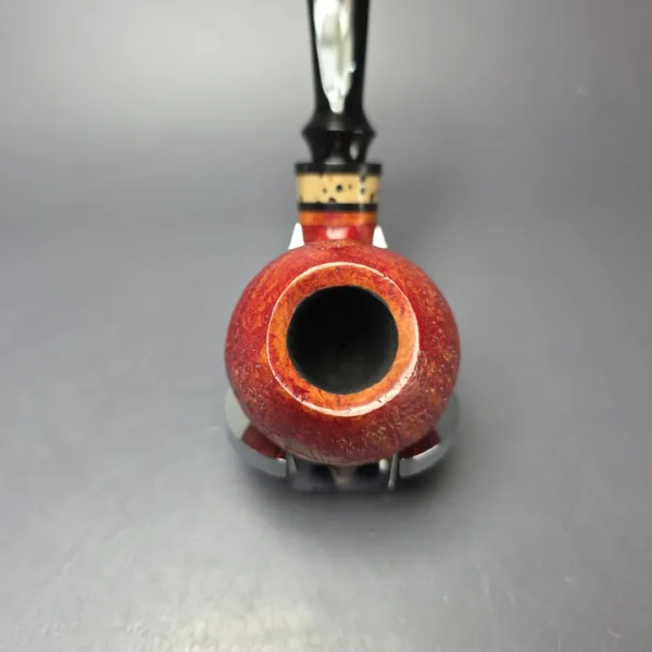 Nording Nosewarmer Sandblasted Cognac Apple w/ Jupati Estate Briar Pipe, Unsmoked - Image 5