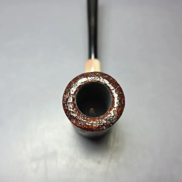 MBSD Briars "Re-Don" Sandblasted Poker w/ Horn, Briar Pipe, New - Image 5