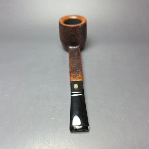 GBD Pre-1980s Prehistoric Collector 9640 Sandblasted Paneled Lumberman Pot Estate Briar Pipe, English Estates - Image 5