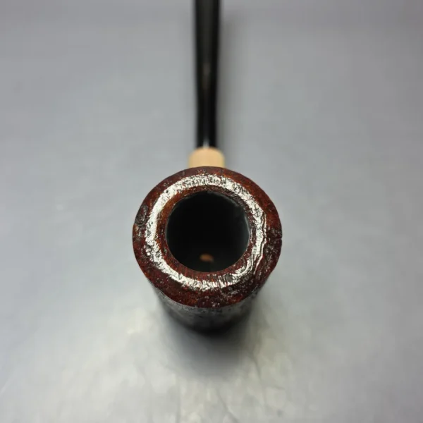 MBSD Briars "Re-Don" Sandblasted Poker w/ Horn, Briar Pipe, New - Image 5