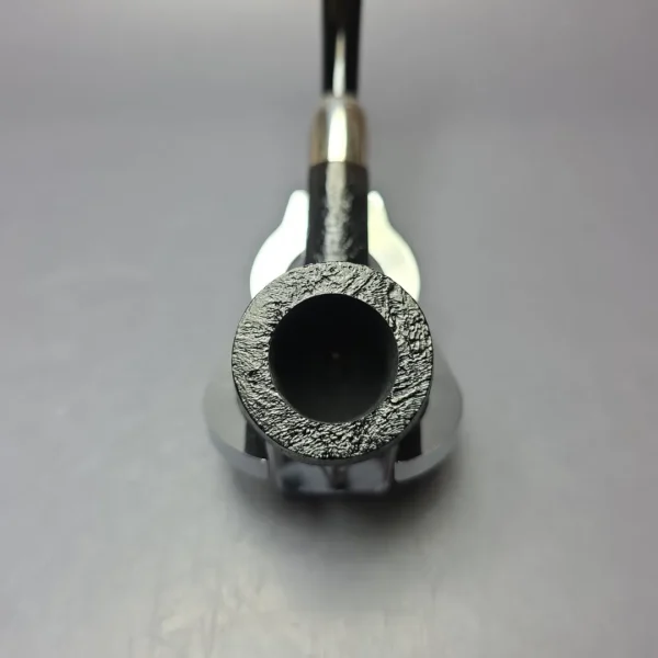 MBSD Briars Timeless Traditions 1 Sandblasted Billiard w/ Silver Handmade Briar Pipe, New - Image 6