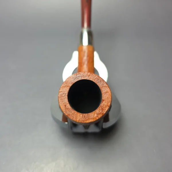 MBSD Briars Timeless Traditions 1 Sandblasted Billiard w/ Silver & Extra Stem Handmade Briar Pipe, New - Image 6