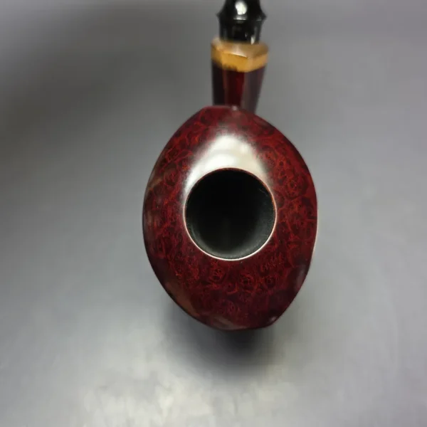 Michael Parks VI Smooth Asymmetric Poker w/ Mammoth Estate Briar Pipe, Unsmoked - Image 6