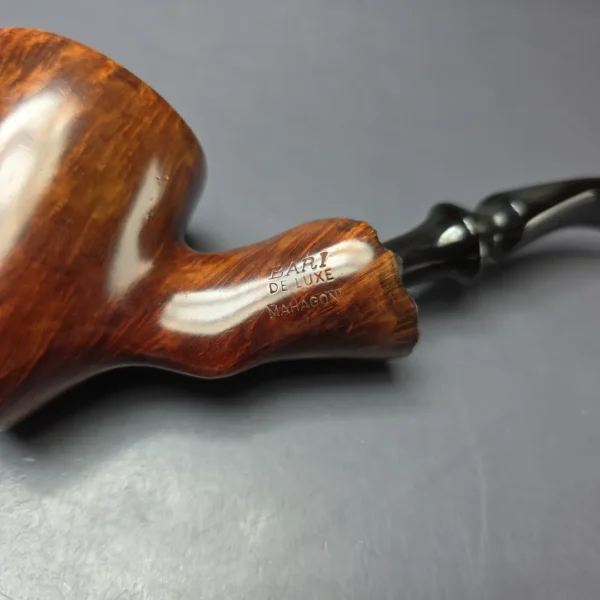 Bari De Luxe Mahagoni Smooth Freehand Estate Briar Pipe, Danish Estates - Image 7