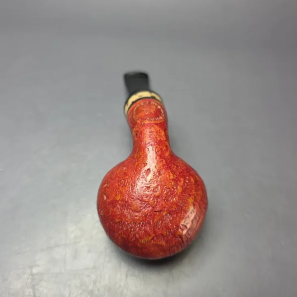 Nording Nosewarmer Sandblasted Cognac Apple w/ Jupati Estate Briar Pipe, Unsmoked - Image 7