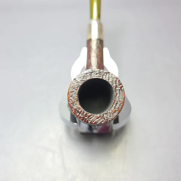 MBSD Briars Timeless Traditions 1 Sandblasted Billiard w/ Silver Handmade Briar Pipe, New - Image 7