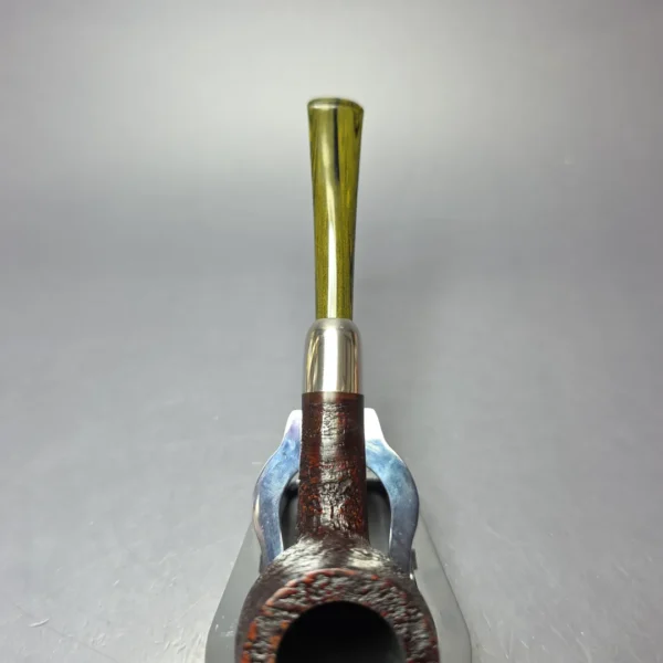 MBSD Briars Timeless Traditions 1 Sandblasted Billiard w/ Silver Handmade Briar Pipe, New - Image 7