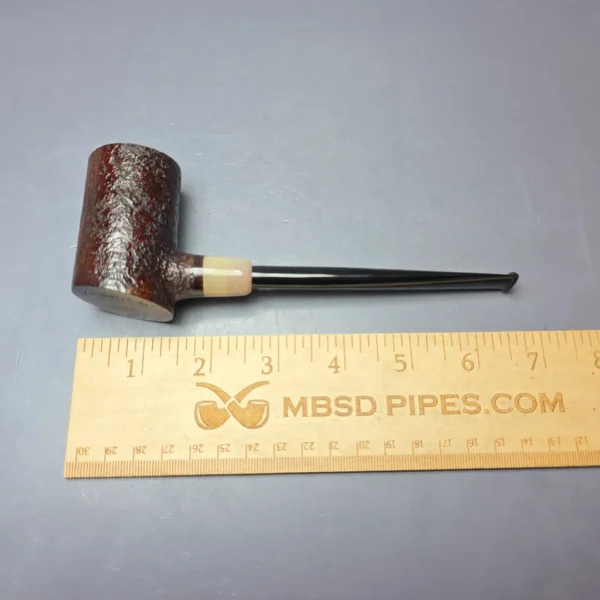 MBSD Briars "Re-Don" Sandblasted Poker w/ Horn, Briar Pipe, New - Image 7