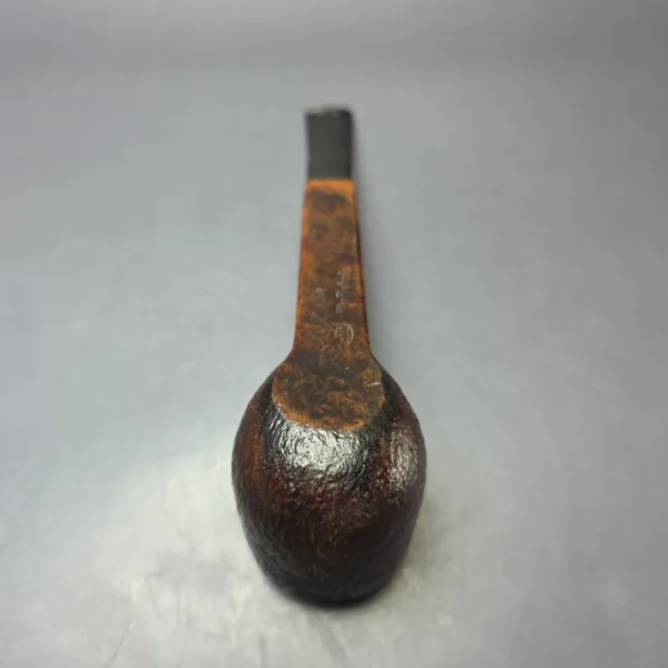 GBD Pre-1980s Prehistoric Collector 9640 Sandblasted Paneled Lumberman Pot Estate Briar Pipe, English Estates - Image 7