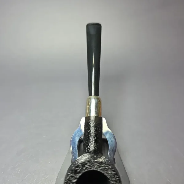MBSD Briars Timeless Traditions 1 Sandblasted Billiard w/ Silver Handmade Briar Pipe, New - Image 7