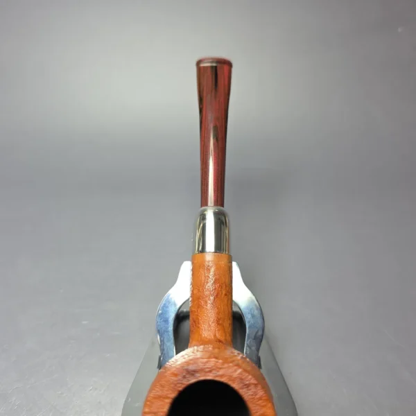 MBSD Briars Timeless Traditions 1 Sandblasted Billiard w/ Silver & Extra Stem Handmade Briar Pipe, New - Image 7