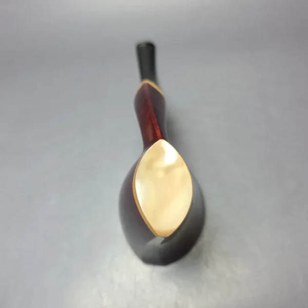 Michael Parks VI Smooth Asymmetric Poker w/ Mammoth Estate Briar Pipe, Unsmoked - Image 7