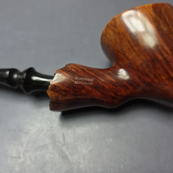 Bari De Luxe Mahagoni Smooth Freehand Estate Briar Pipe, Danish Estates - Image 8
