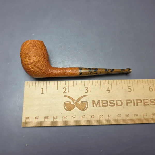 Ashton 2018 Old Church X Sandblasted Belge Billiard Estate Briar Pipe, Unsmoked - Image 8
