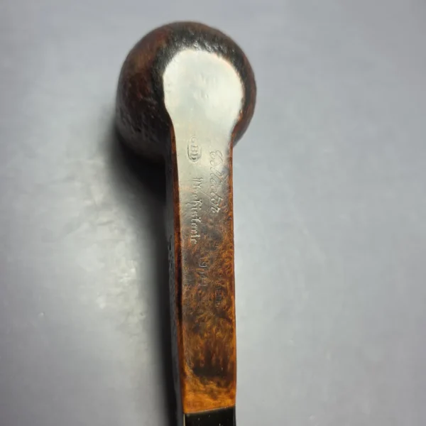 GBD Pre-1980s Prehistoric Collector 9640 Sandblasted Paneled Lumberman Pot Estate Briar Pipe, English Estates - Image 8