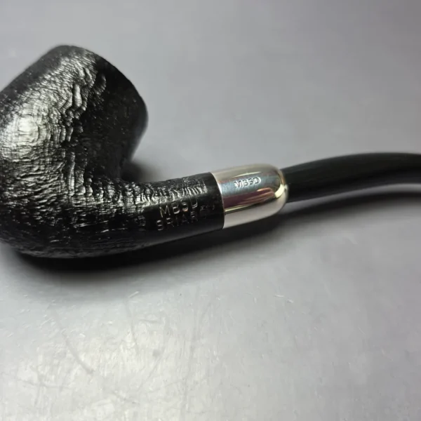 MBSD Briars Timeless Traditions 2 Sandblasted Bent Billiard with Silver (New) - Image 8