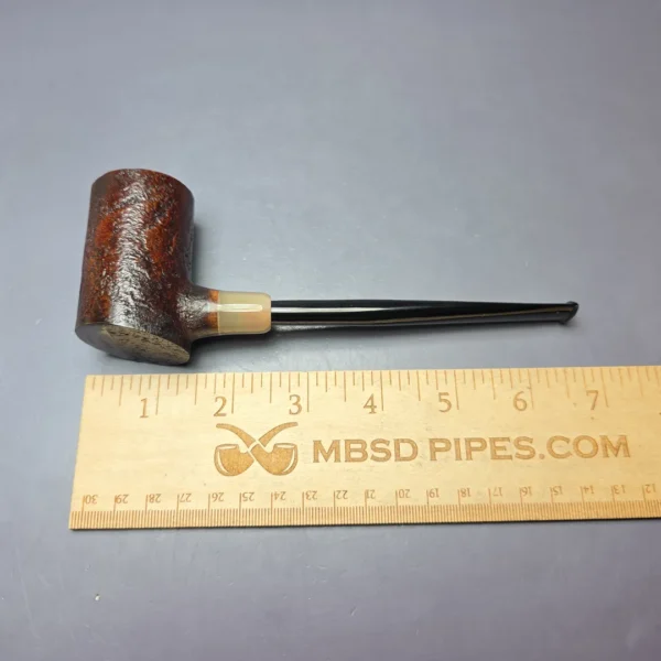 MBSD Briars "Re-Don" Sandblasted Poker w/ Horn, Briar Pipe, New - Image 8