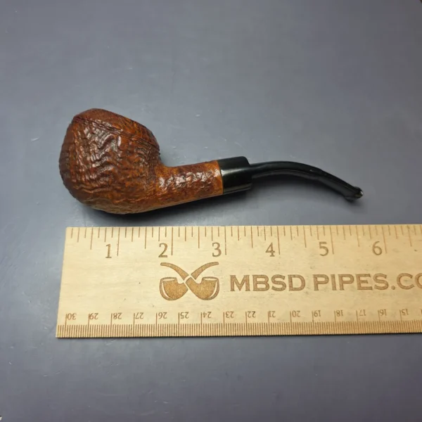 Charatan's Make Lane Era D22DC Sandblasted Rhodesian Estate Briar Pipe, English Estates - Image 8