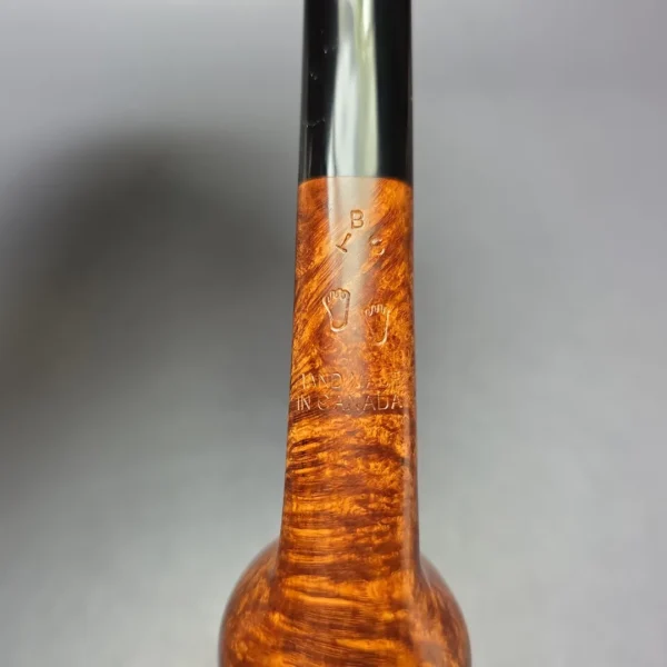 BST (Todd Bannard) Two Foot Grade Smooth Oval Shank Billiard Estate Briar Pipe, Unsmoked - Image 8