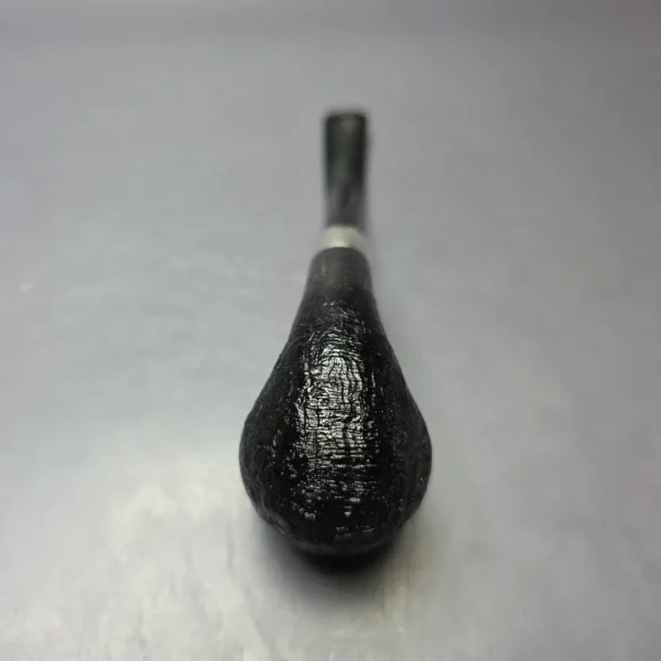 MBSD Briars Timeless Traditions 2 Sandblasted Bent Billiard w/ Silver Handmade Briar Pipe, New - Image 8