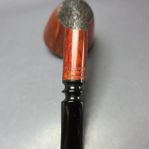 WO Larsen Partially Rusticated Dublin Estate Briar Pipe, Danish Estates - Image 9