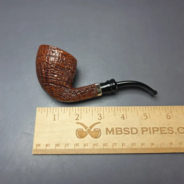 Il Ceppo Sandblasted Dublin w/ Silver Estate Briar Pipe, Italian Estates - Image 9