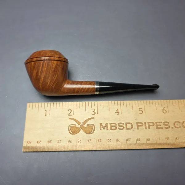 Il Ceppo (4) Smooth Rhodesian w/ Silver Estate Briar Pipe, Italian Estates, 9mm - Image 9
