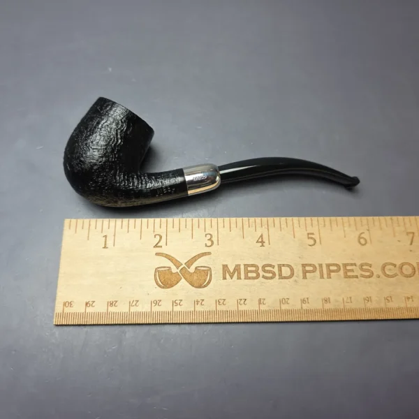 MBSD Briars Timeless Traditions 2 Sandblasted Bent Billiard with Silver (New) - Image 9