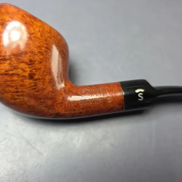 Stanwell Reg Era (c. 1970s) Silver S 25 Smooth Apple Estate Briar Pipe, Unsmoked - Image 9